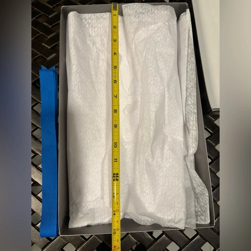Nordstrom Silver Box with Blue Ribbon